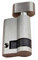 Euro Cylinder Lock, 45mm Standard Door Lock, Half Cylinder with Push Single Open for Bathroom and Wood Doors