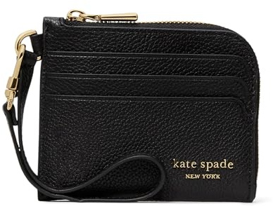 Kate spade new york Devin, Schwarz, Einheitsgröße, Devin Pebbled Leather Coin Card Case Wristlet