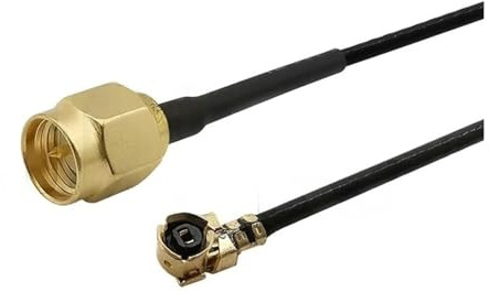 2 st IPEX U.FL till SMA hane RP SMA hona rätvinklad PCB-kabel förgylld R*/F koaxialkontakt an*/Tenna WI/*FI pigtail-kabel/5(IPX to SMA M,30CM)