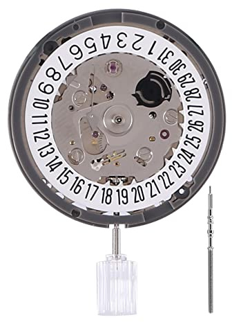 Quystetes 24 Joyas NH35A NH35 Movimiento de Reloj MecáNico AutomáTico de Las 6 en Punto 21600Bph Ventana de Fecha Negra