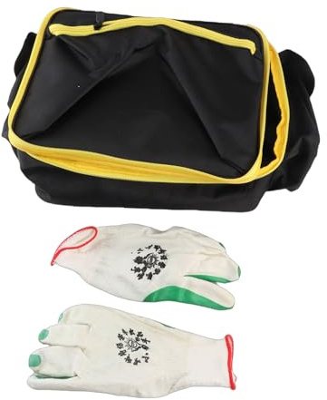 ChengyuWei Air Compressor Bag Case for DCC020IB 20V Tire Inflator, Cordless Tools Storage Holder Organizer with Pocket for Battery Pack and Charging Kit, Portable Nylon Carrying Bag for Garag
