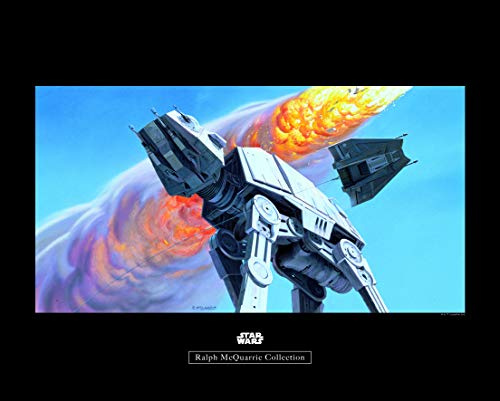 Komar Wandbild | Star Wars Classic RMQ Hoth Battle at-at | Kinderzimmer, Jugendzimmer, Dekoration, Kunstdruck | ohne Rahmen | WB143-50x40 | Größe: 50 x 40 cm (Breite x Höhe)