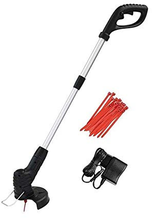 CheungLee Electric Cordless Strimmer Handheld Grass Trimmer Lightweight telescopic Lawn Mower Grass Cutters Edging Shear for Tree Plant Lawn Care Home Garden DIY Tools