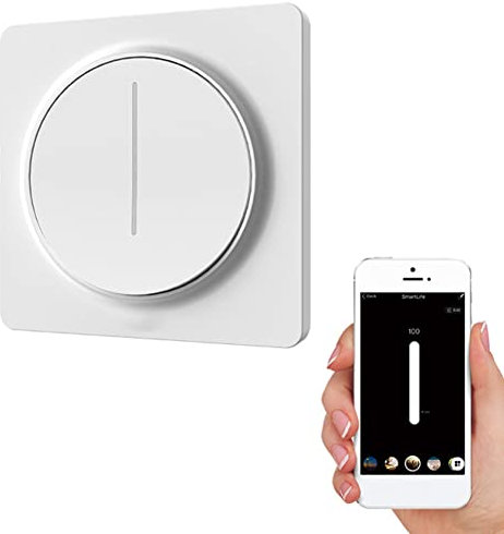 Tuya Smart Wifi Dimmer interruptor de luz de la UE Touch Atenuación Panel Interruptor de pared 100-240 V App Control remoto con Alexa Google Home
