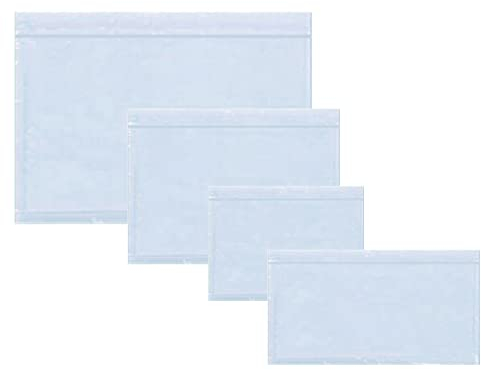 PACKY - Lieferscheintaschen Selbstklebend - Dokumententasche Paket A6 A5 A4 Oder DL - Transparente Versandtaschen - Documents Enclosed - Zoll Dokumententasche - A5 | 225 x 165 mm - 100 Stück