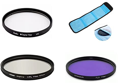 Filtre UV FZ9 62 mm 3 en 1 pour appareil photo Tamron 70-300 mm f/4-5.6 Di LD Macro Objectif Tamron 70-300 mm f/4-5.6 Di LD Macro Autofocus