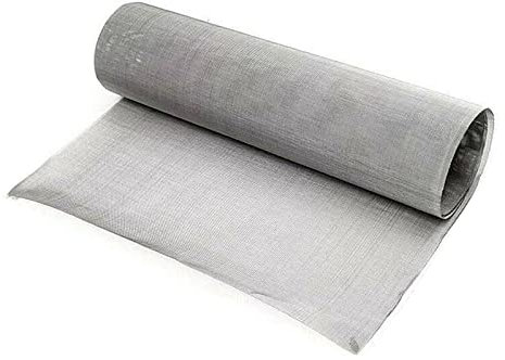 RUCRAK Drahtgitter feinmaschig edelstahlgitter 60 Mesh Woven Wire Mesh Wühlmausgitter Volierendraht Metallgitter Feinmaschig Drahtgeflecht Maulwurfgitter Schutzgitter (Size : 1x8m)