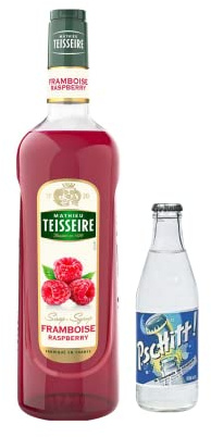 Lot Sirup & limonade :Sirup Teisseire - Himbeere 1L – Pschitt-limonade (12x33cl)