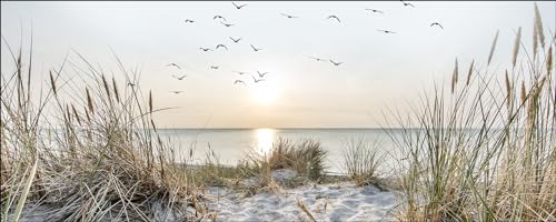 Pro-Art Glasbild Nordic Beach Atmosphere I, 30x80 cm