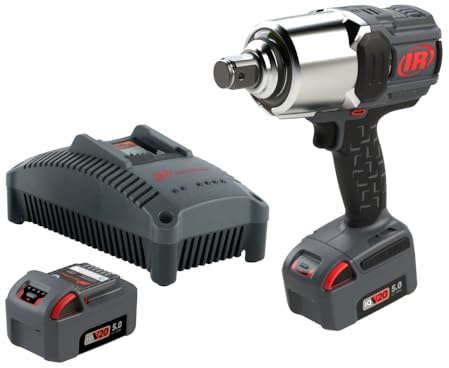 Ingersoll Rand W8191-K2 1 20V Cordless Impact Wrench 2 Battery Kit, 2000 ft-lb Torque, Friction Ring Thru-hole, Pistol