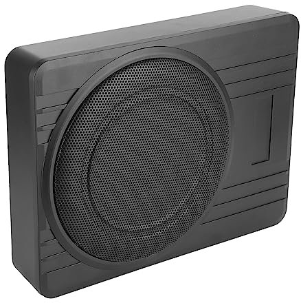 Subwoofer Sottile Sotto il Sedile 800 W e 10 Pollici con Bassi Nitidi, Altoparlante per Auto in Lega di Alluminio, Ottimo per L'esperienza dei Bassi Audio nel Stereo Dell'auto