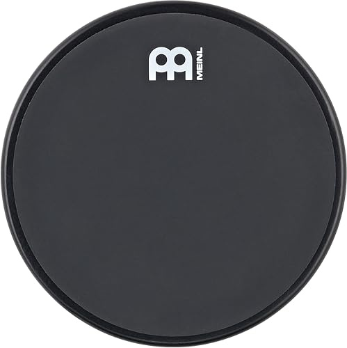 Meinl Cymbals Drum Practice Pad – 6 Zoll Schlagzeug Trommel Übungspad – Natürliches Spielgefühl – Gummi, Schwarz (MPP-6-BK)