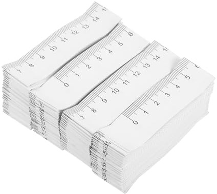 WOONEKY Mètre Ruban Jetable En Papier 1 Mètre Pour Mesure Des Plaies Et -nés, Règles De Mesure Hygiéniques En Papier, Usage Unique Hospitalier, Lot De 100 Pièces