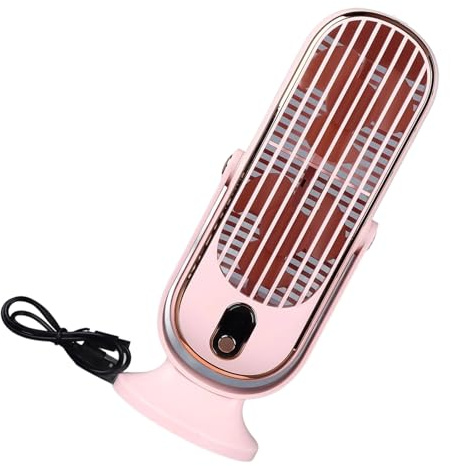 Ventilateur De Bureau Sans Balais Alimenté Par USB De Refroidissement Silencieuse Réglable À 5 Vitesses Avec Affichage LED Pour La Maison Le Bureau La Chambre À Coucher Refroidissement