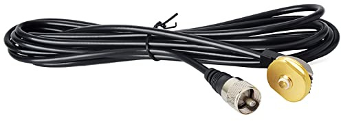 Vehicle Radio Antenna Roof Mount NMO Installation RG58 Coax Extension Cable UHF PL259 4M/13ft for Yaesu/Vertex Kenwood Mobile Radio