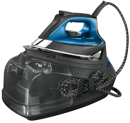 Rowenta DG9160 Silence Steam PRO Ferro da Stiro con Caldaia Silenziosa, Pressione Fino a 7.5 Bar, 2800 W, 1.1 Litri, Colpo Vapore 480 g/min, Ferro da Stiro a Vapore con Tecnologia Eco Intelligence