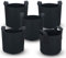 INTIRILIFE 5X Bolsa de plantación de Tejido Polar 75 litros -20 galones 55 x 30 cm - Maceta con Asas de Transporte para jardín, Invernadero - Maceta Bolsa de plantación Bolsa de plantación Bolsa