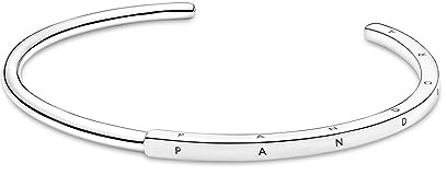 Pandora Signature Armreif I-D, offen, Sterlingsilber, 1