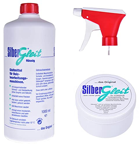 Silbergleit flüssig und pastös, 1000ml Flasche plus 250ml Dose inkl.Sprühkopf als Set