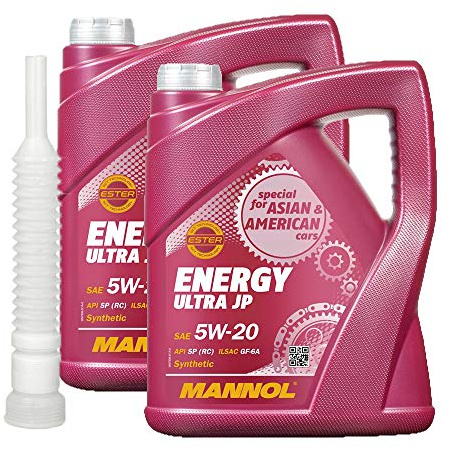 MANNOL 2 x5l, 7906 Energy Ultra JP 5W-20 + Ausgießer