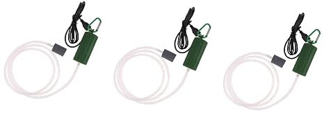 Housoutil 3St USB Luft im Aquarium -Luftpumpe für Aquarien Aquaponik Mini-Luftpumpe wiederaufladbare Wasserpumpe Blase Lieferungen Tauchpumpe Brunnenpumpe