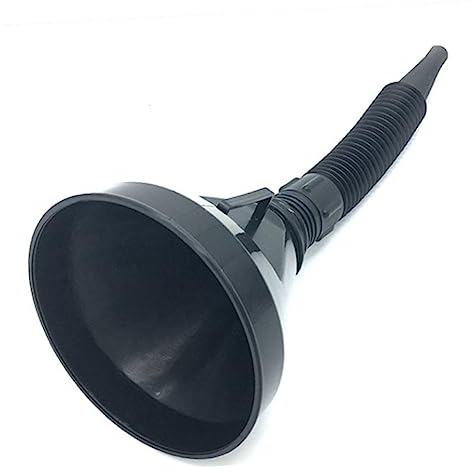 ABOOFAN 5pièces Entonnoir Plastique Épais Avec Filtre Maillé Pour Huile Moteur Essence Kérosène Remplissage Rapide Anti-débordement Pour Voiture Et Moto