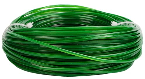 Grass trimmer Line 2MM Universal Strimmer Wire Heavy Duty Strimmers Line 90M Trimmer Wire Weed Cutter Cord Eater Strings Wires Cords(2.0MM x 90M, Green)