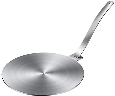 Adattatore Induzione, 24 cm Diffusore di Calore Disco Adattatore Piastra di Diffusione di Calore in Acciaio Inox Convertitore Stufa a Induzione per Stufa