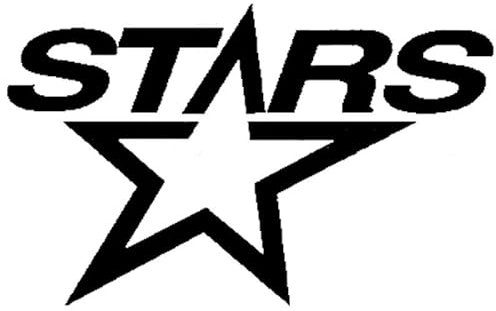 JIFENLI Autoaufkleber 13cm * 8cm STAR Mode Vinyl Aufkleber Motorrad Auto Aufkleber Auto-Styling Schwarz/Silber