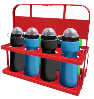 Porte-bouteille à bière, porte-gobelet en plastique, porte-gobelet avec boîte portable | porte-gobelets pour bouteille de bière, porte-gobelets de 8 paquets, seau à bière, porte-gobelets avec