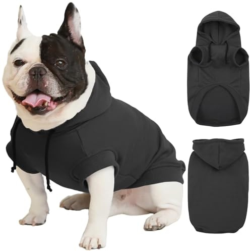 IECOii Kapuzenpullis für Hunde,Hunde Kapuzenpulli,Pullover Dog Hoodie Sweatshirt,Haustier Hund Kapuzen Kleidung,Hundepullover für Mittelgroße, Große und Extra Große Hund (kein Vliesstoff),M-4XL