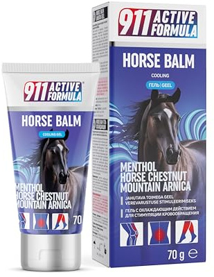 911 ACTIVE FORMULA Horse Balm Cooling Gel for Blood Circulation, 70ml