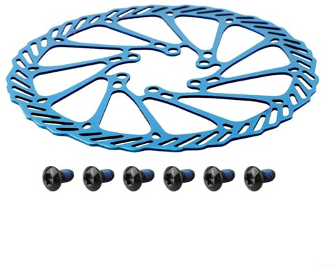 Scheibenbremsrotor, Fahrrad Hydraulische Scheiben Bremse for Rotor Alivio 160/180/200mm Blau Edelstahl