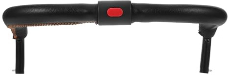 POPETPOP Barre D'accoudoir de Remplacement pour Poussette Garçon et Filles, Grip Confortable en Plastique Noir, Accessoire Sécurisé pour Aventures en Extérieur