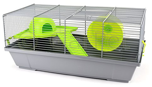 Hamsterkäfig Mäusekäfig Kleintierkäfig Nagerkäfig Zwerghamster Käfig Hamsterhaus Laufrad Etage Rampe Zubehör