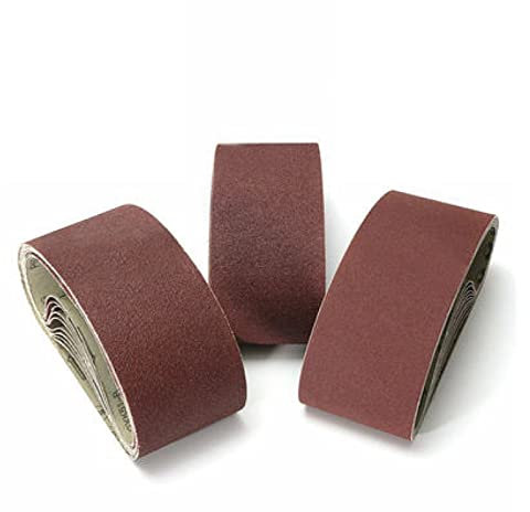 ICAMAS Sanding Belts 915x50/915x100 40-800Grits Sandpaper Abrasive Bands for Sander Power Rotary Tools Accessories 610x100/533x75 1pc (Color : P1000, Size : 533x75mm)