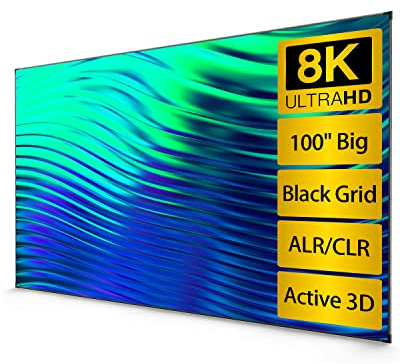 CASIRIS Fixed Frame Screen for Ultra Short Throw Projector, 120 inch ALR Projector Screen, 85% Ambient Light Rejecting, 16:9 Format, 80% Picture Quality Improved
