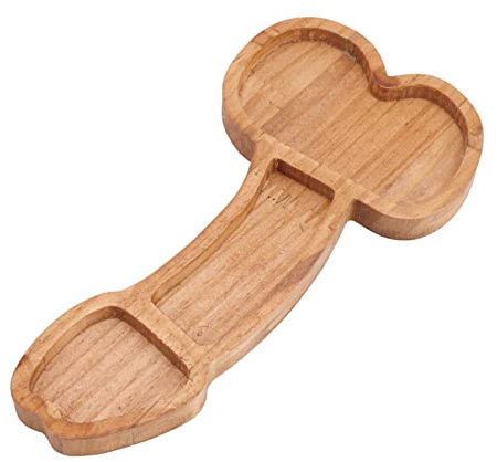 Tagliere Per Aperitivo a Forma di Tromba Piatto Per Formaggi E Cibi Cotti Piatto da Ristorante in Legno Divertente Regalo di Inaugurazione della Casa(小号右)