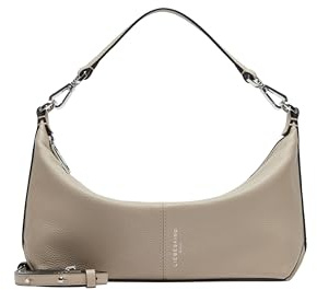 LIEBESKIND Berlin Hobo Bag „Paris S“ I Umhängetasche für Damen aus Leder | Schultertasche mit geräumigem Hauptfach und Reißverschluss I Shoulder Bag mit zwei Innenfächer und Schulterriemen