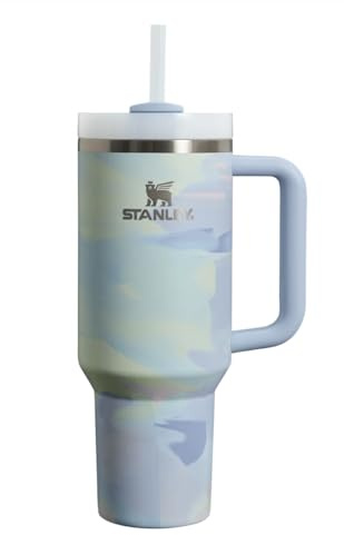 STANLEY The Clean Slate Quencher H2.0 Flowstate Tumbler, 1,2 l, Cool Serene Brushstroke, 10-10824-510