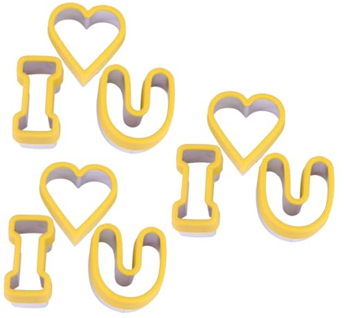 TOPBATHY 9 Pz Tagliabiscotti Alfabeto Forme Di Biscotti a Cuore Tagliabiscotti Fai Da Te Biscotto Di Nozze Biscotti Con Gocce Di Cioccolato Abito Dolce Acciaio Inossidabile Torta