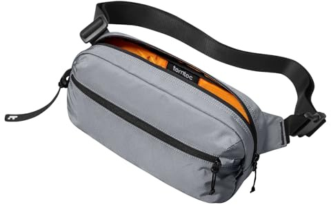 tomtoc Aviator-T33 3.5L Sling Bag for Switch, iPad mini, RFID Blocking Water-Resistant Waist Pack for Men & Women, Adjustable Chest Shoulder Crossbody Bag for Travel, Gym, Work, Hiking - Gift Ready