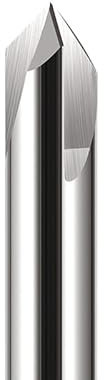 Pangyoo 6mm 8mm Schaft HRC60 3 Flöten Fasenfräser 60/90/120 Grad CNC Fräser CNC Gravur Fräswerkzeug Hartmetall Fasenschaftfräser(120 Degree,HRC55 UNCOATED_8X60)