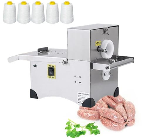 200W Macchina Elettrica Per Legare Salsicce, Attrezzatura Automatica Per Legare Salsicce, Legatrice Per Salsicce In Acciaio Inossidabile, Lunghezza Regolabile, Diametro Massimo 50 Mm,220V