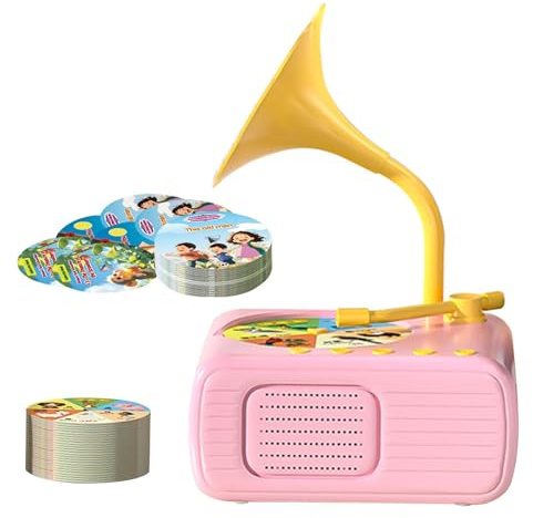 Toddler - Gramophone Toys, Children's Gramophone | Cards, Music Phonograph Toys for , Children's Phonograph