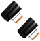 Mipcase 2 Pièces Seau à Charbon Torche poêle démarreur de Charbon de Bois démarreur de cheminée de Barbecue Corbeille Fosse Baril de Carbone brûlant Baril de Charbon de Barbecue Black