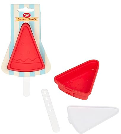 Tala Reusable Silicone Watermelon Shaped Lolly Mould with Lolly Stick, Made with Food Grade BPA Free Silicone, Perfect for Homemade Popsicles, Novelty Cake Pops and Natural Baby Soothers