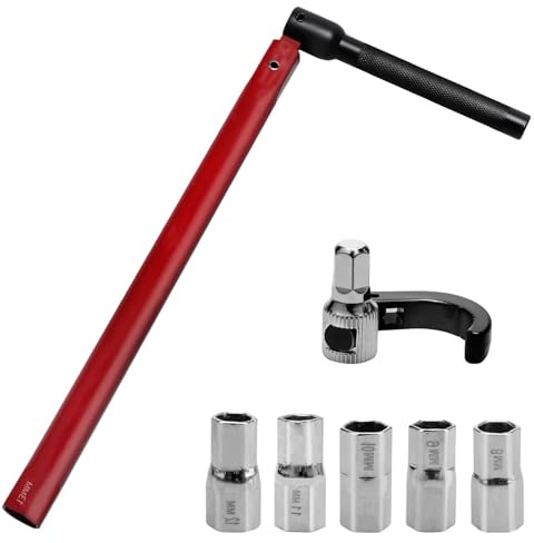 Standhahnmutterschlüssel, 8-14mm Stahlqualität Armaturenzange Wasserhahn Montagewerkzeug, Rot Standhahn Mutternschlüssel， Universalwerkzeug Mutternschlüssel Schlüssel für Sanitärinstallationen