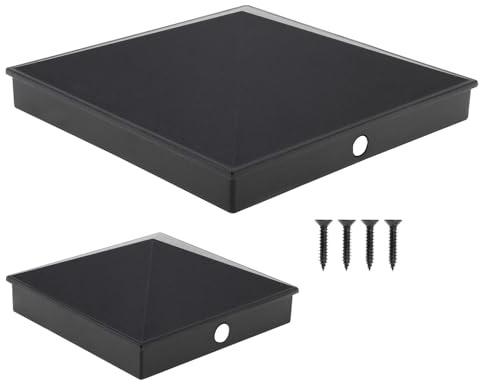 Capuchons De Poteau Capuchon de poteau en aluminium 3,5 x, pouces /, for bois nominal 4 à 6 avec surface revêtue poudre finition mate(5.5x5.5inch)