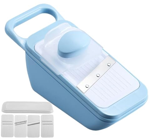 Qoukonao Potatisstrimmare, ergonomisk avtagbar handskärare, potatisrivare | För fruktpasta sallad, måltidsförberedelse camping kök kommersiell